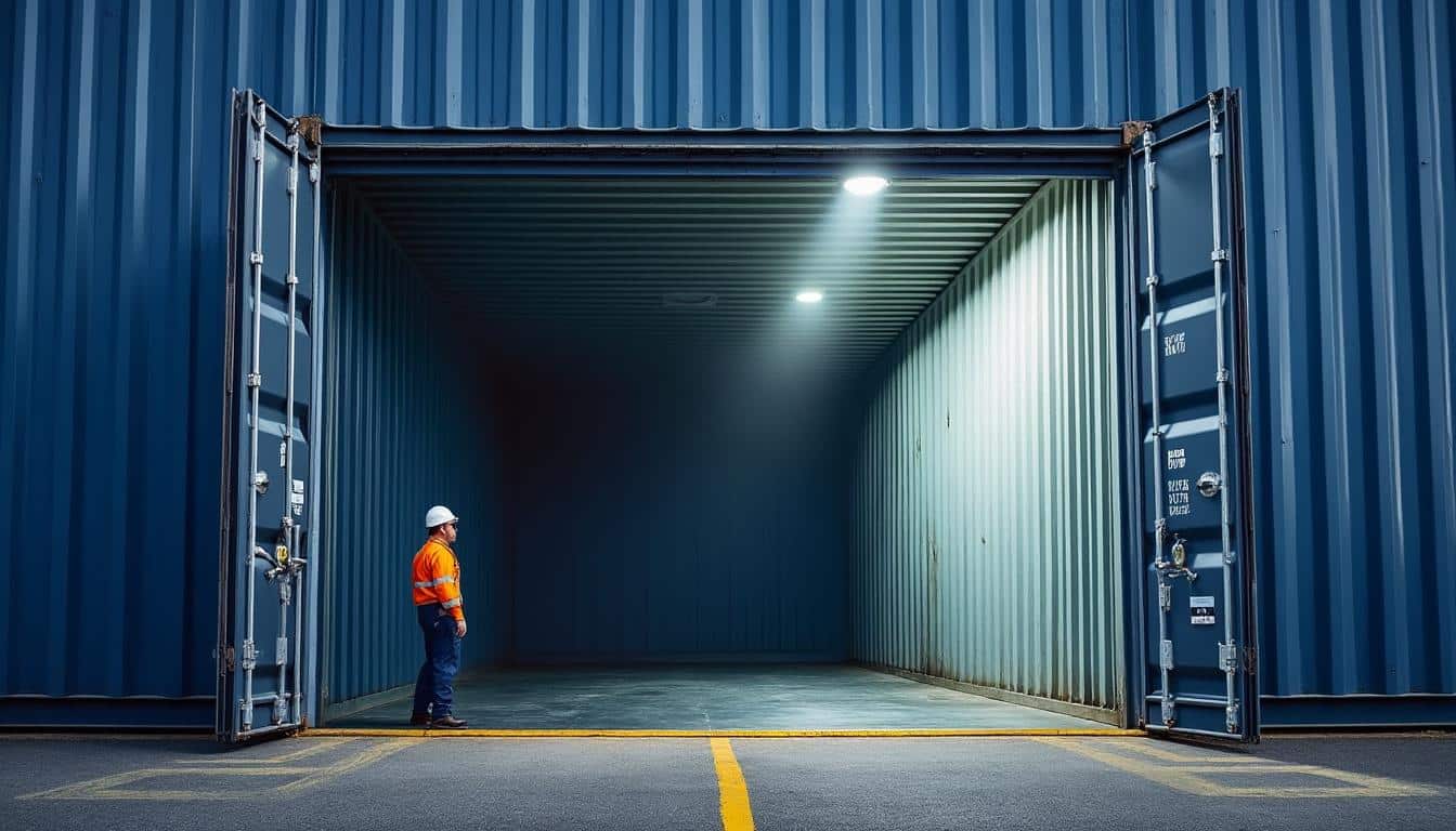 Illustration: Comprendre les dimensions et le volume intérieur d’un conteneur de 20 pieds