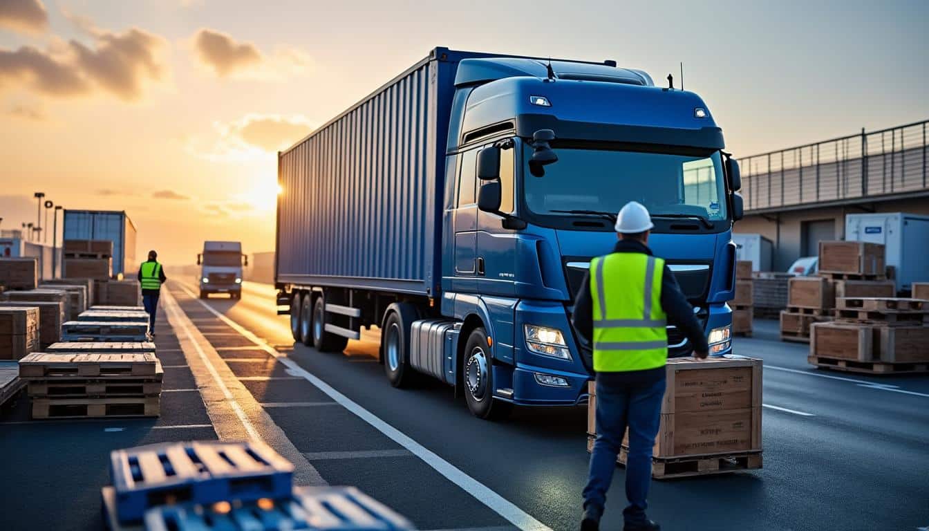 Illustration: Le rôle principal du conteneur camion dans la chaîne logistique