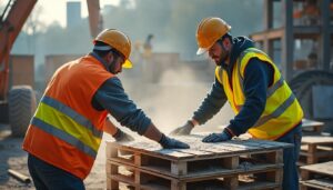 Comment assurer la sécurité du matériel de manutention dans le transport sur chantier ?