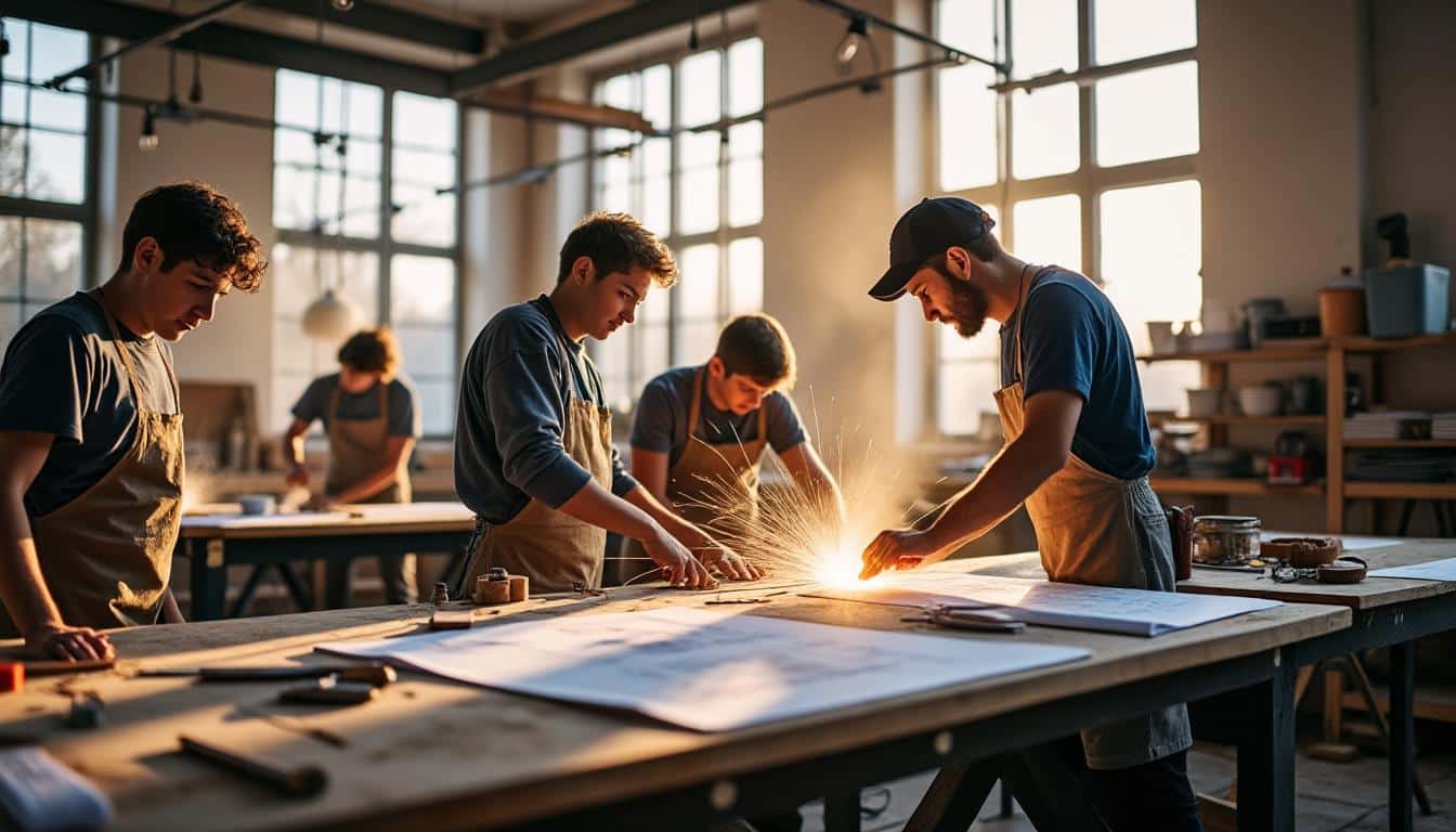 Illustration: Les formations CAP et BP proposées au CFA BTP d’Ocquerre : détails et objectifs
