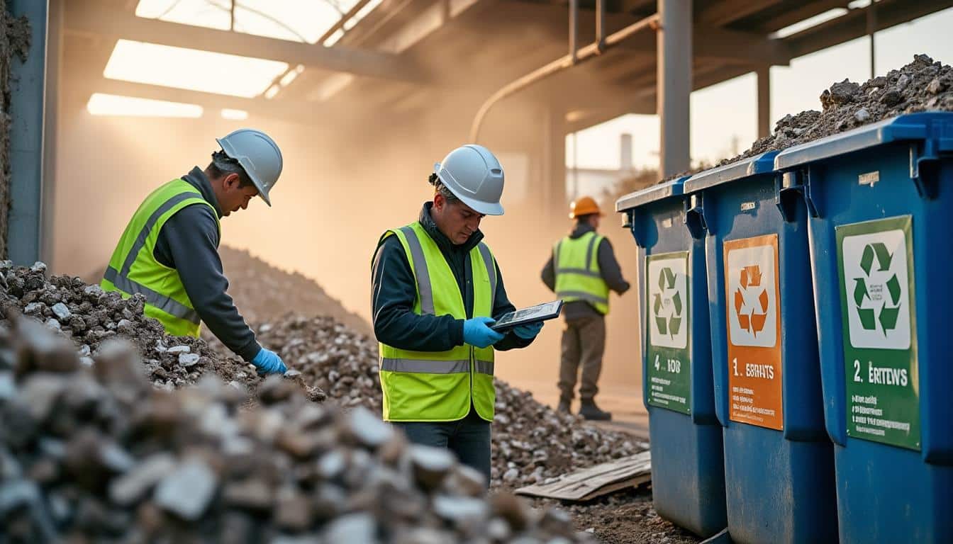 Illustration: Que révèlent les statistiques sur les déchets du BTP ? Analyse des résultats clés