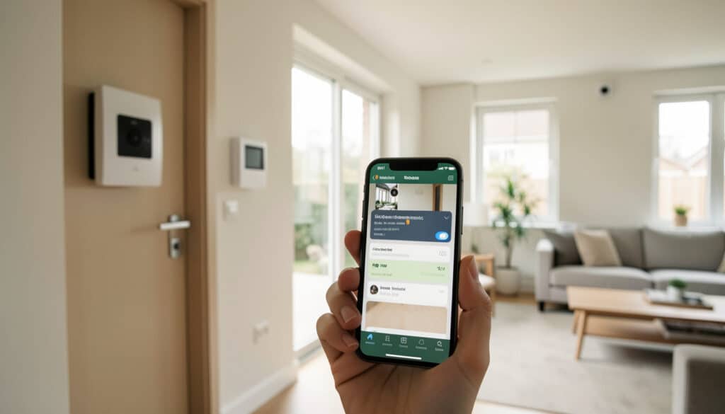 Alarme connectée à distance pour protéger sa maison