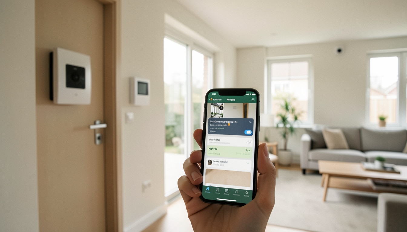 Alarme connectée à distance pour protéger sa maison