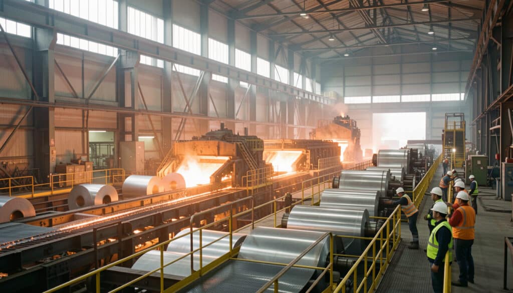 La production d’acier en France et ses transformations