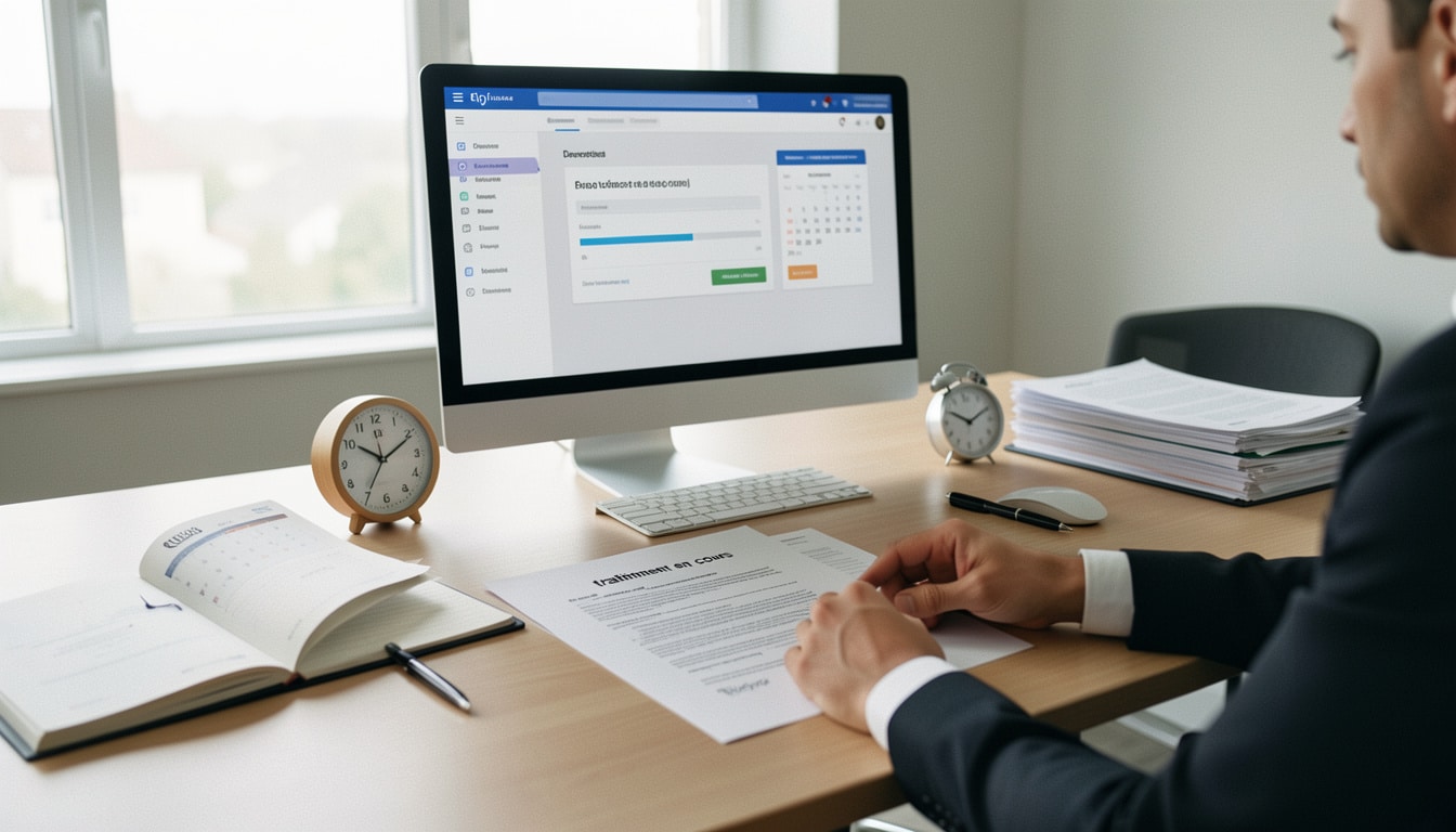 Traitement en cours : sens, délais et recours utiles