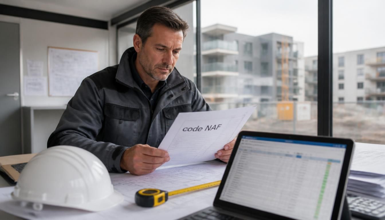 Quel code NAF choisir pour une entreprise du bâtiment