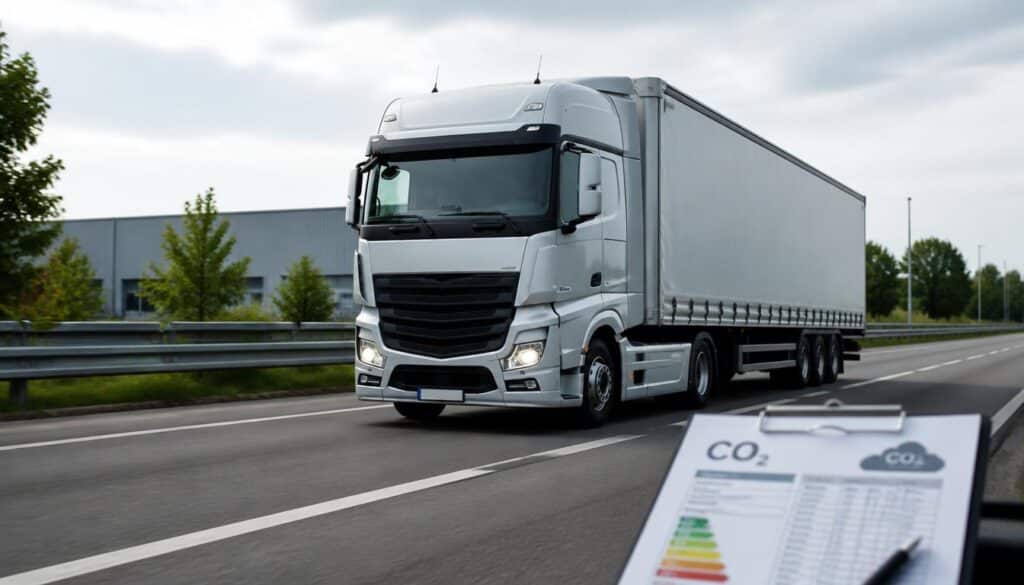 Émissions de CO2 d’un camion au kilomètre : calcul